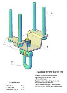П503. Подвеска для боксерского мешка, потолочная, усиленная - Спортивный тренажерный интернет магазин Кумитеспорт
