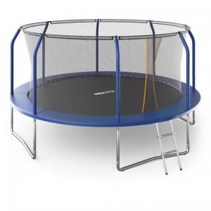 Батут UNIX Line Премиальный / Supreme Basic 14 ft (427 см) синий TRUSUB14BL vasilgym - Спортивный тренажерный интернет магазин Кумитеспорт