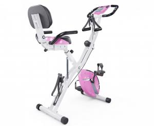 Велотренажер X-Bike DFC PLENY CF-917FM-2 складной с эспандерами для дома кулан - Спортивный тренажерный интернет магазин Кумитеспорт