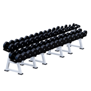 Гантельная стойка на 16 пар Sabirgym SG115 - Спортивный тренажерный интернет магазин Кумитеспорт