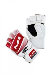 MMA-00016 ПЕРЧАТКИ MMA M-1 L КРАСНО-БЕЛЫЕ - Спортивный тренажерный интернет магазин Кумитеспорт