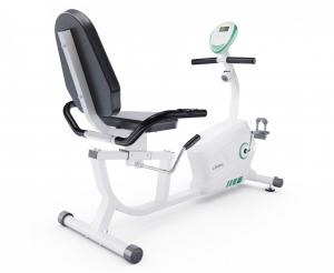 Горизонтальный велотренажер DFC LEXPA YA-370 для дома black step - Спортивный тренажерный интернет магазин Кумитеспорт