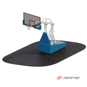 Мобильная баскетбольная стойка (1,65м) ARMS702 - Спортивный тренажерный интернет магазин Кумитеспорт