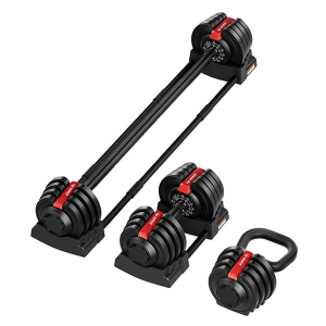 Набор регулируемый штанга+гантель+гиря HYFIT 18 кг - Спортивный тренажерный интернет магазин Кумитеспорт