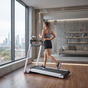 Беговая дорожка Reebok i-Run 4.0 серебристая электрическая домашняя - Спортивный тренажерный интернет магазин Кумитеспорт
