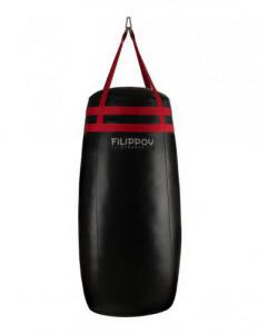 Мягкий мешок BURAN onePRO FILIPPOV из натуральной кожи 180см/50см/83-85кг - Спортивный тренажерный интернет магазин Кумитеспорт