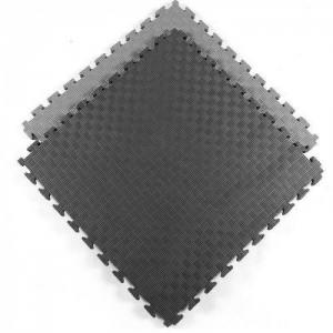 Будо-маты Проф серо чёрные пазл 2,5 см с зацепом ласточкин хвост 40 шор будо мат рисовая соломка татами vasil - Спортивный тренажерный интернет магазин Кумитеспорт