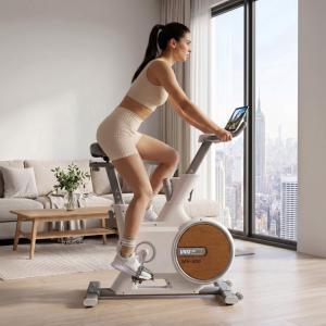 Велотренажер UNIX Fit MV-500 деревянный / Wood магнитный для дома black step - Спортивный тренажерный интернет магазин Кумитеспорт