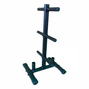 Стойка для дисков Smith с держателем для 2 грифов размеры 66см х 56см х 113.5см s-dostavka - Спортивный тренажерный интернет магазин Кумитеспорт