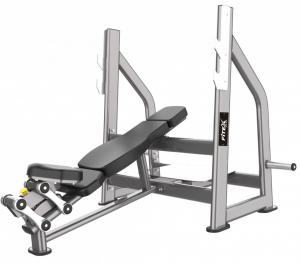 FTX-61A38 Скамейка для жима под углом вверх Профессиональный силовой тренажер - Спортивный тренажерный интернет магазин Кумитеспорт