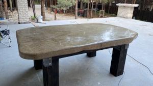 Каменный гранитный терассный стол - Спортивный тренажерный интернет магазин Кумитеспорт