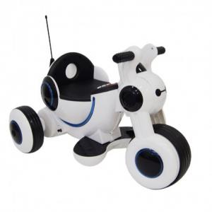 Детский электромотоцикл HL300 белый роспитспорт - Спортивный тренажерный интернет магазин Кумитеспорт