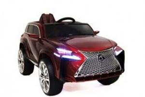 Детский электромобиль E111KX вишневый глянец - Спортивный тренажерный интернет магазин Кумитеспорт