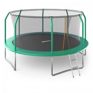Батут UNIX Line Премиальный / Supreme Basic 14 ft (427 см) зеленый TRUSUB14G спорт доставка - Спортивный тренажерный интернет магазин Кумитеспорт