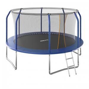 Батут UNIX Line Премиальный / Supreme Basic 12 ft (366 см) синий TRUSUB12BL - Спортивный тренажерный интернет магазин Кумитеспорт