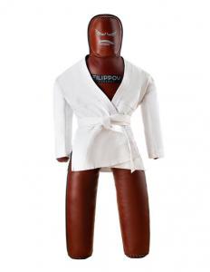 Манекен двуногий Самбо/Дзюдо onePRO FILIPPOV из натуральной кожи 150см/32-35кг - Спортивный тренажерный интернет магазин Кумитеспорт