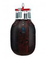 Водоналивная боксерская груша H2O FILIPPOV из натуральной кожи "Черная Кровь" 60см/42см/65кг - Спортивный тренажерный интернет магазин Кумитеспорт