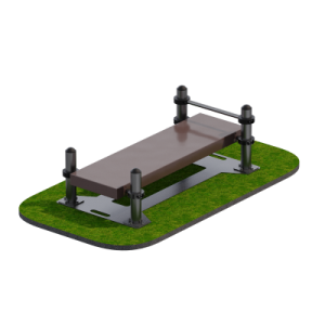 Скамья для поднимания туловища из положения лежа на спине Sabirgym SGAV021 росптиспорт - Спортивный тренажерный интернет магазин Кумитеспорт