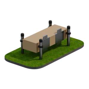 Горизонтальная гимнастическая скамья c раздвижными измерительными линейками Sabirgym SGAV030 - Спортивный тренажерный интернет магазин Кумитеспорт