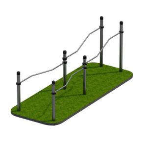 Брусья разноуровневые с возможностью занятий для инвалидов и лиц с ограниченными возможностями здоровья Sabirgym SGAV130 - Спортивный тренажерный интернет магазин Кумитеспорт