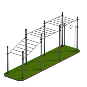 Рукоход с изменением высоты Sabirgym SGAV180 Уличный тренажёр vasilgym - Спортивный тренажерный интернет магазин Кумитеспорт