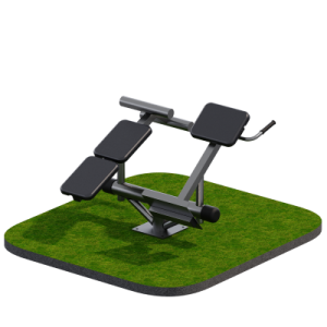 Уличный тренажер сдвоенный для разгибательных мышц спины и больших ягодичных мышц Sabirgym SGAV250 - Спортивный тренажерный интернет магазин Кумитеспорт