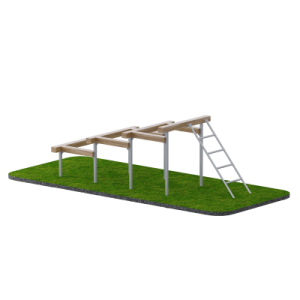 Разрушенная лестница Sabirgym SGGTAR102 элемент полосы препятствий black step - Спортивный тренажерный интернет магазин Кумитеспорт