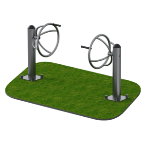 Уличный тренажёр для реабилитации Колеса Sabirgym SGINVAR014 uzsi - Спортивный тренажерный интернет магазин Кумитеспорт