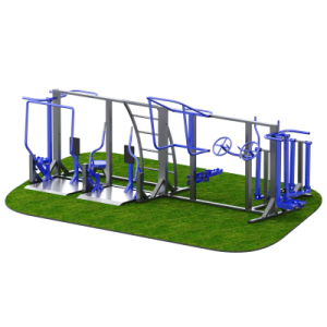 Уличный тренажерный комплекс на раме Sabirgym SGINVAR410 Реабилитационный - Спортивный тренажерный интернет магазин Кумитеспорт