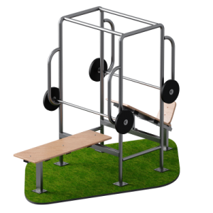 Уличный комплекс для жима Sabirgym SGMS500 vasilgym - Спортивный тренажерный интернет магазин Кумитеспорт