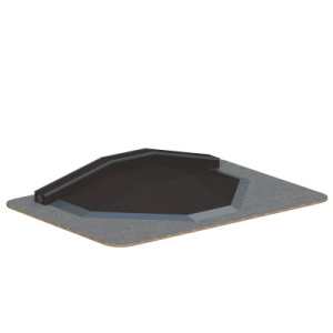 Фанбокс пирамида с гранью Sabirgym SGSPM3015L sportsman - Спортивный тренажерный интернет магазин Кумитеспорт