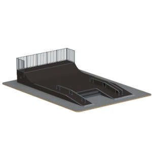 Скейт плаза Sabirgym SGSPM5000L swat - Спортивный тренажерный интернет магазин Кумитеспорт