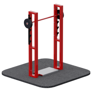 Уличный тренажер для приседания со штангой Sabirgym SGTZ020-050 с изменяемой нагрузкой - Спортивный тренажерный интернет магазин Кумитеспорт