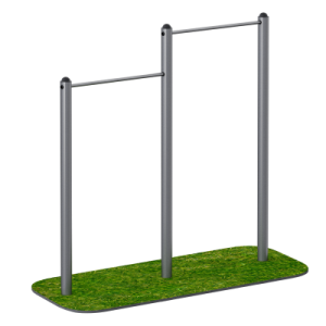 Турник двухуровневый Sabirgym SGWOK010.2 уличный - Спортивный тренажерный интернет магазин Кумитеспорт