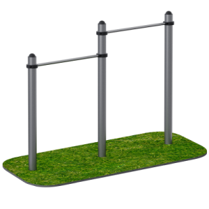 Турник двухуровневый Sabirgym SGWOK010.3 black step - Спортивный тренажерный интернет магазин Кумитеспорт