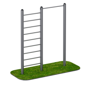 Уличный тренажер воркаут Турник с лестницей Sabirgym SGWOK012 екатеринбургспорт - Спортивный тренажерный интернет магазин Кумитеспорт