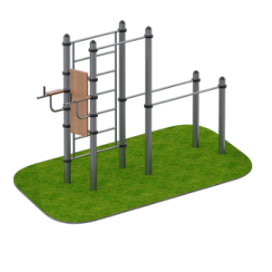 Комплекс снарядов – турник, брусья, вертикальный пресс, шведская стенка Sabirgym SGWOK018 - Спортивный тренажерный интернет магазин Кумитеспорт