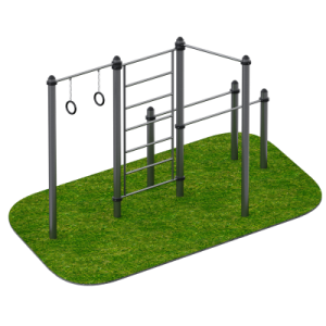 Комплекс снарядов – кольца гимнастические, турник, шведская стенка, брусья Sabirgym SGWOK021 - Спортивный тренажерный интернет магазин Кумитеспорт