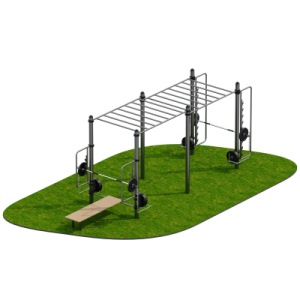 Уличный комплекс для воркаута Фобос Sabirgym SGWOK500 - Спортивный тренажерный интернет магазин Кумитеспорт