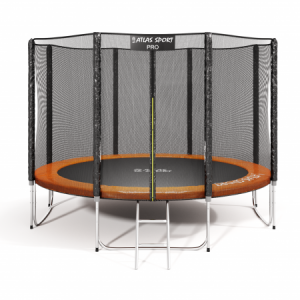 Батут Atlas Sport 312см 10ft 4 PRO ORANGE proven quality - Спортивный тренажерный интернет магазин Кумитеспорт