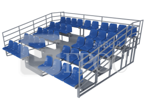 Трибуна сборно-разборные ГРОС спортивная кумитеспорт - Спортивный тренажерный интернет магазин Кумитеспорт