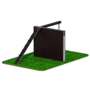 Забор с наклонной доской Sabirgym SGGTAR104.2 лемент универсальной полосы препятствий - Спортивный тренажерный интернет магазин Кумитеспорт