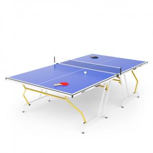 Теннисный стол UNIX Line для помещений Simple Indoor 12 мм MDF синий TT12SINDBL - Спортивный тренажерный интернет магазин Кумитеспорт