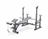 Скамья со стойками под штангу DFC D707 MASTER S - Спортивный тренажерный интернет магазин Кумитеспорт
