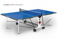 Стол теннисный Start Line Compact-2 LX Всепогодный Синий 6044-1 василжим - Спортивный тренажерный интернет магазин Кумитеспорт