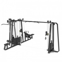 Силовая мультистанция UNIX Fit 100 PRO Кроссовер 5-ти позиционный UC1641A-SET1614 - Спортивный тренажерный интернет магазин Кумитеспорт