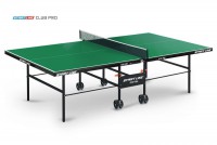 Стол теннисный Start Line Club-Pro Зелёный 60640-2 для закрытых помещений black step - Спортивный тренажерный интернет магазин Кумитеспорт